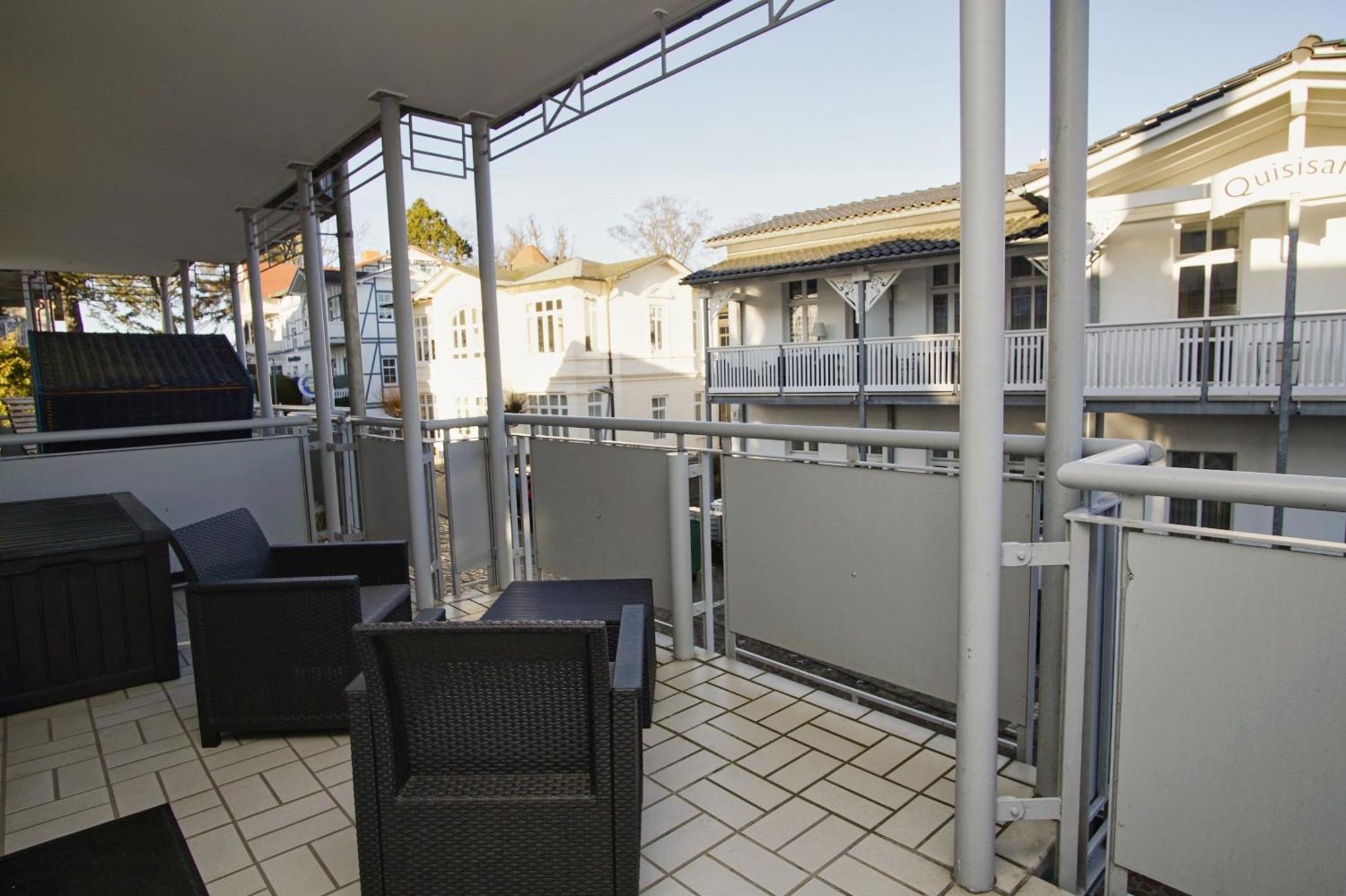 Villa Buskam: Central Apartment with Balcony and Spa Access Goehren  Exterior photo